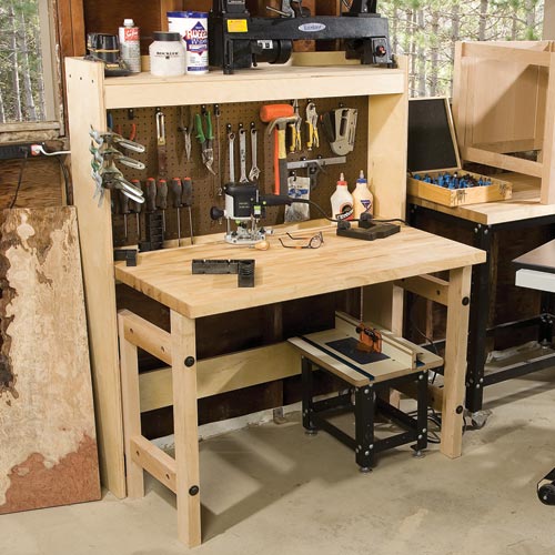 Rockler Folding Workbench: Saving Space - Woodworking | Blog | Videos ...