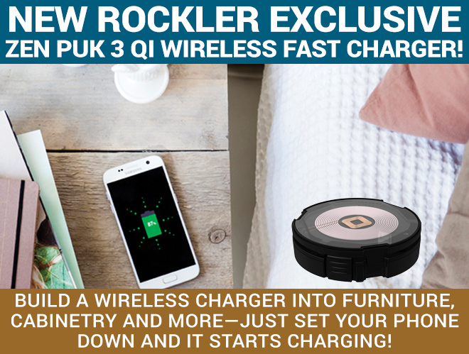 New Rockler Exclusive Zen Puk 3 QI Wireless Fast Charger!