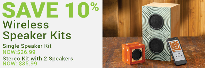 10% off Wireless Speaker Kits