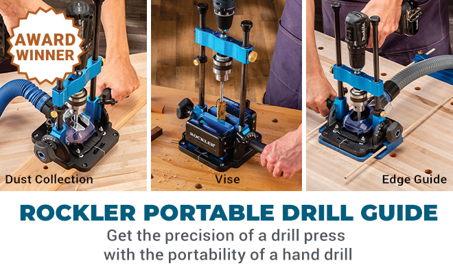 Rockler Portable Drill Guide