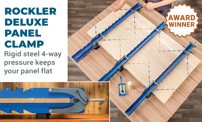 Rockler Aaward Winning Dust Panel Clamp