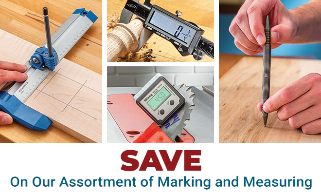 Save on Marking and Measuring Tools