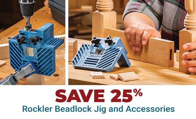 Save 25 Off Rockler Beadlock Jig and Accessories