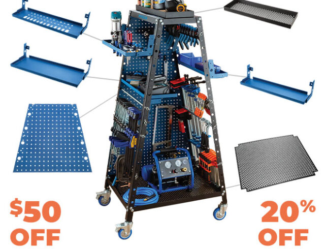 $50 Off Rockler Pack Rack and 20% Off Pack Rack Accessories
