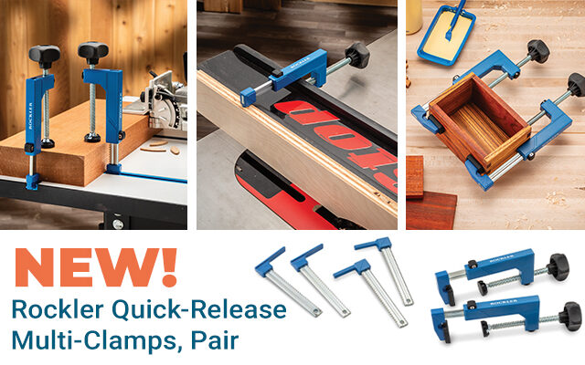 New Rockler Quick-Release Multi-Clamps