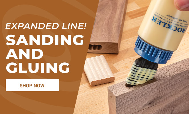 Expanded Line of Sanding and Gluing Products