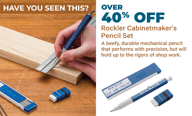 Over 40% Off Cabinet Maker's Pen Set