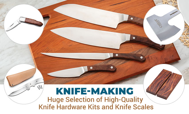 Huge Selection of High-Quality Knife Hardware Kits and Scales