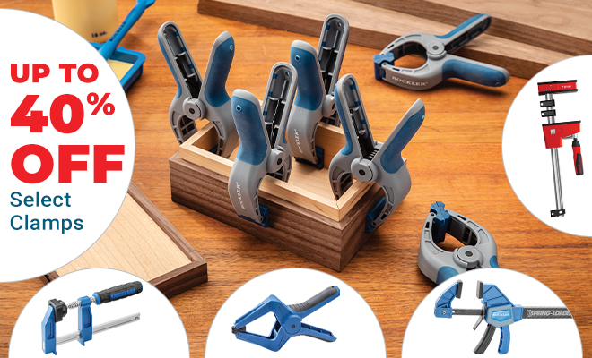 Up to 40% Off Select Clamps