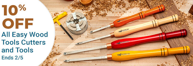 10% Off All Easy WOod Tools Cutters and Tools