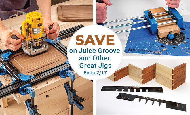 Save on Juice Groove and Other Great Jigs