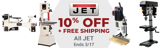 10% Off Plus Free Shipping on All Jet Until 3/17