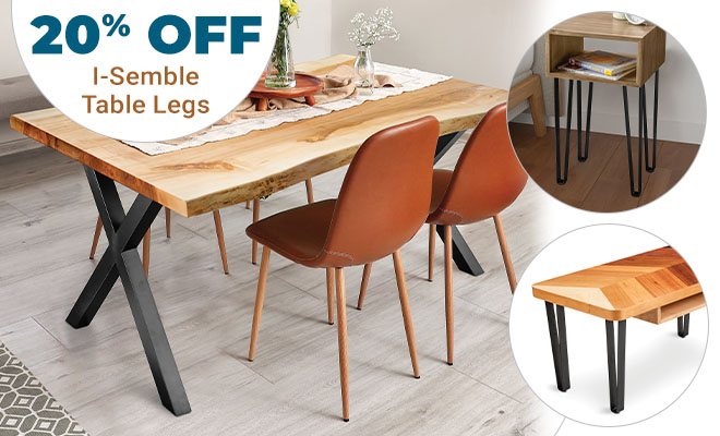 20% Off I-Semble Table Legs