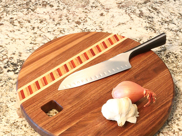 Round Maple Wood Cutting Board - Adirondack Kitchen
