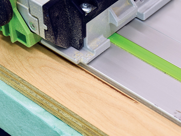 Kerf-Bending with a Track Saw