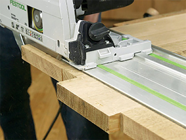 Cutting Slabs with a Track Saw