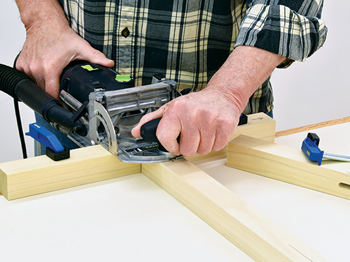 Using festool domino to cut mortise and tenon joint