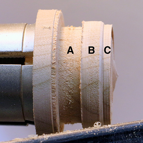 Labeled key diameters fortenon ring