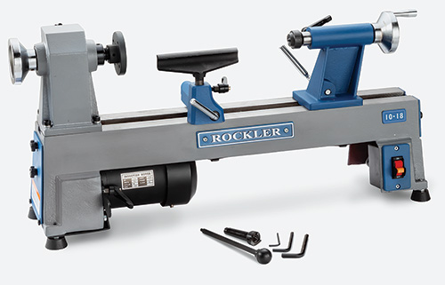 Rockler 10-18 Mini lathe and accessories