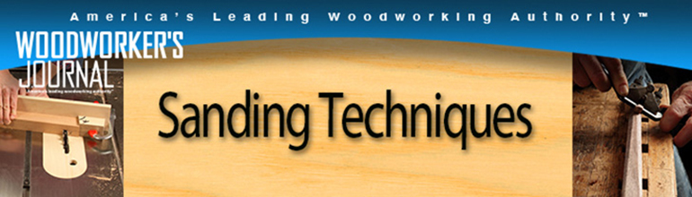 Sanding Techniques banner