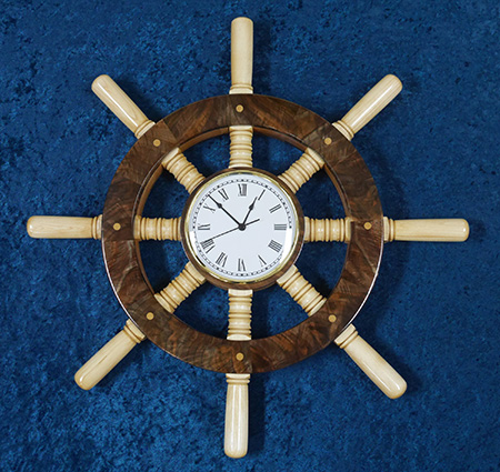 PROJECT: Ship's Wheel Clock - Woodworking, Blog, Videos, Plans