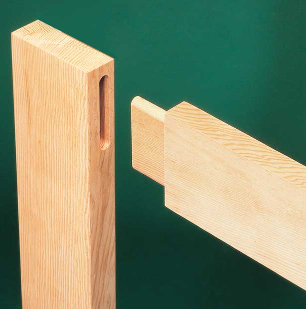 Woodworking joints mortise tenon