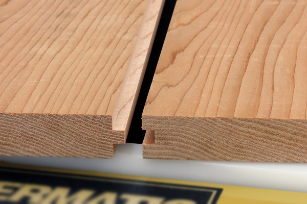 Woodworking tongue and groove joints
