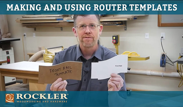 Displaying paper and cardboard router templates